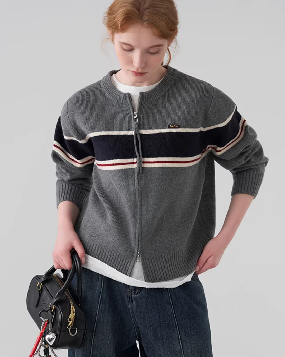 Double Zip Knit JIU0049