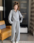 Zip-Up Hoodie / Sweatpants QAZ0044