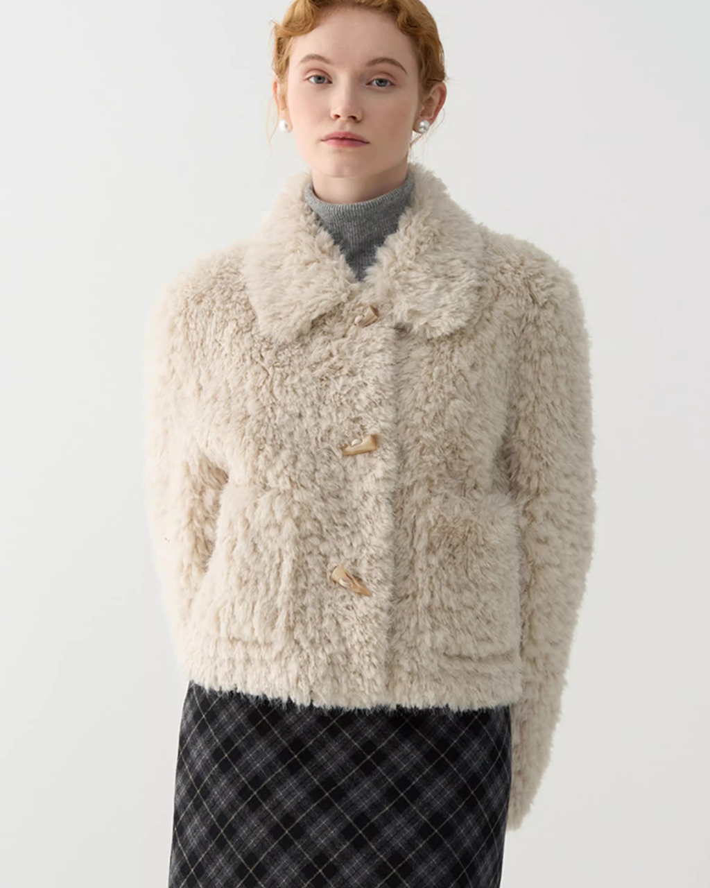 Short Faux Fur Coat JIU0008