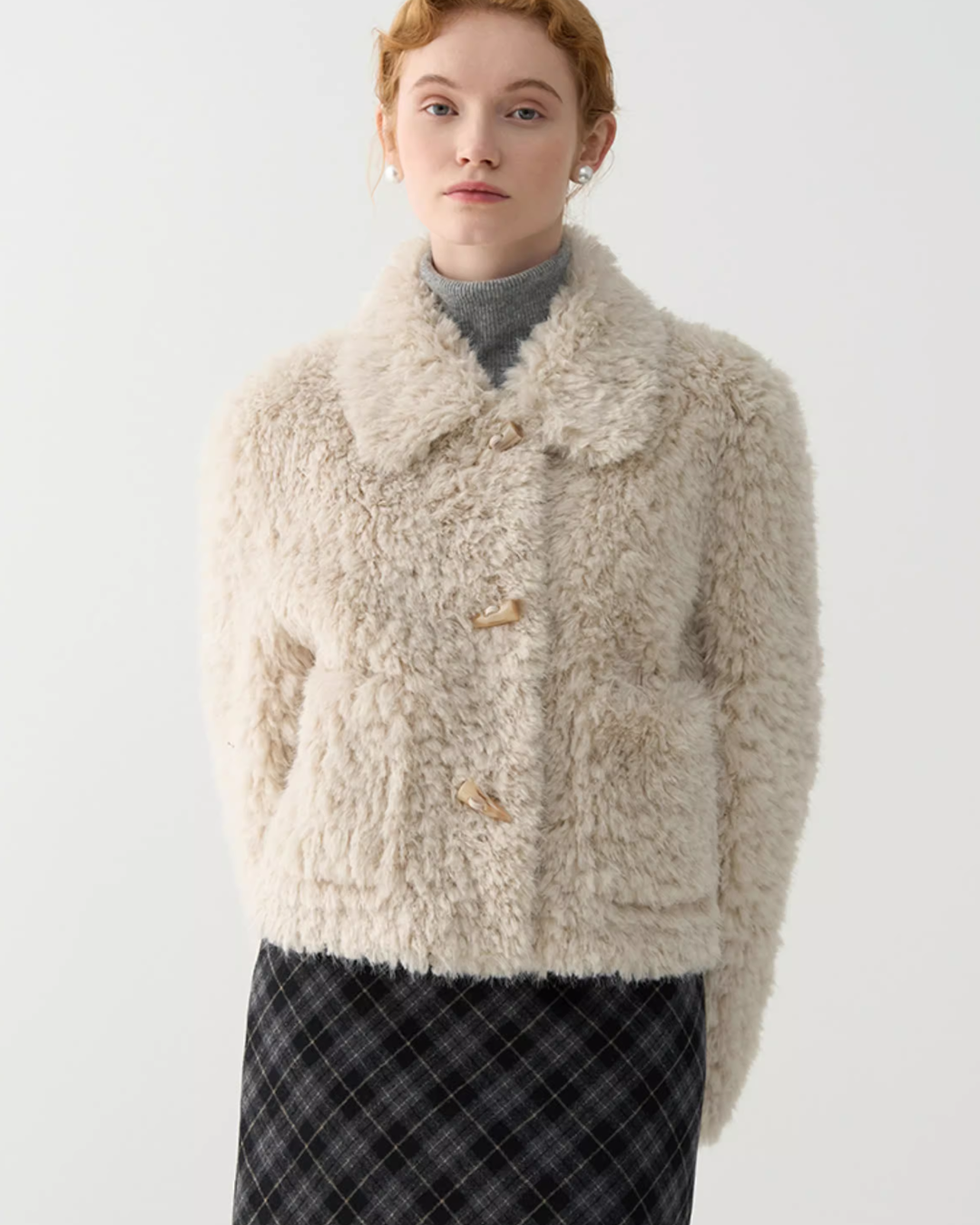 Short Faux Fur Coat JIU0008