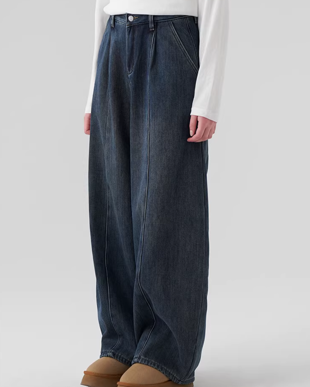 Denim Wide-Leg Pants JIU0032
