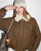 Fur Collar Mouton Blouson MDB0009