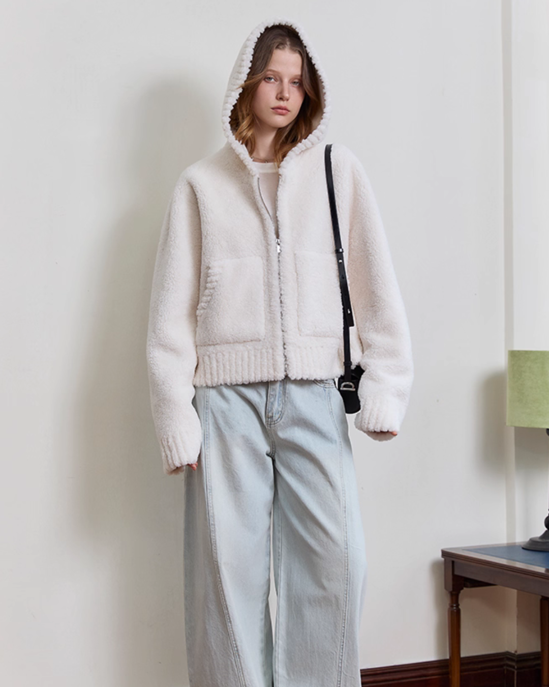 Fluffy Hooded Jacket BBG0008