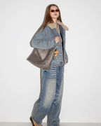 Fleece Collar Denim Jacket MDB0023