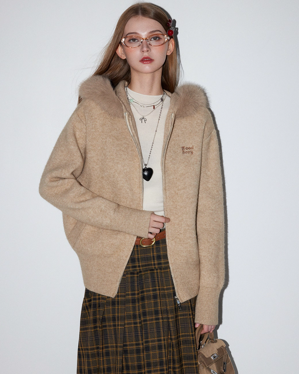 Fur Knit Jacket MDB0001