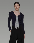 Ribbon Slim-Fit Top UNS0028