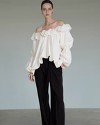 Frilled Off-Shoulder TopUNS0026