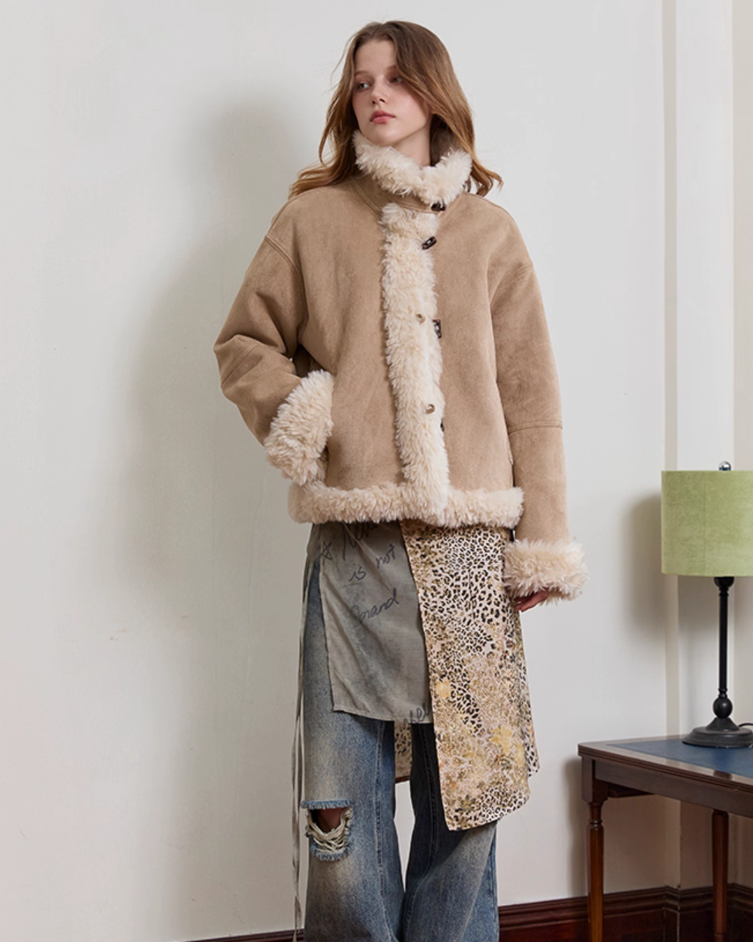 Reversible Mouton Coat BBG0014