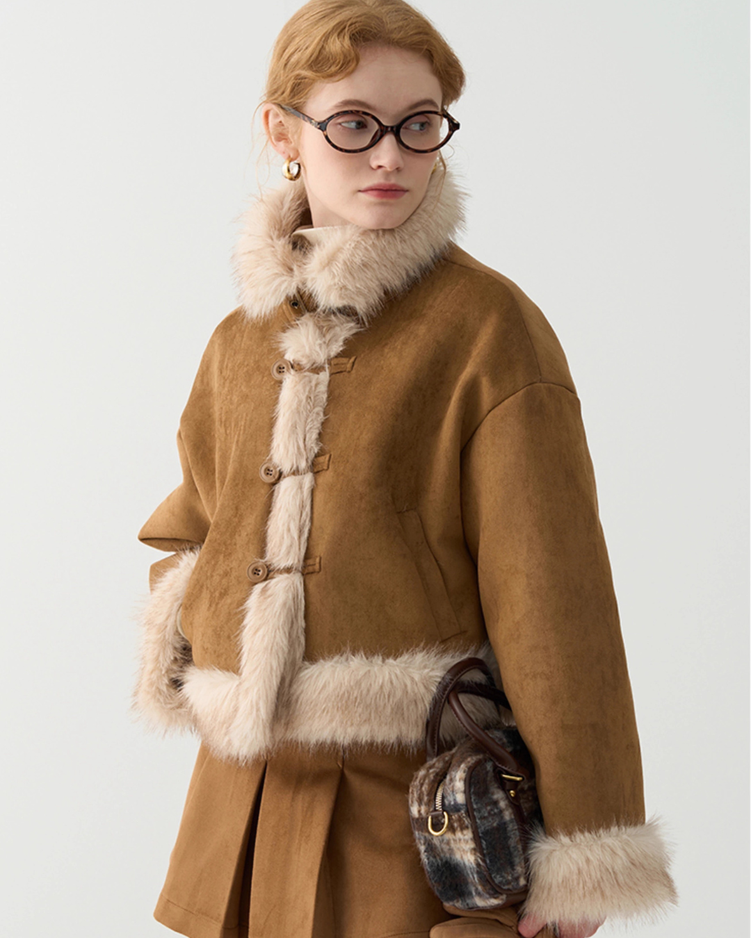 Faux Mouton Jacket JIU0010