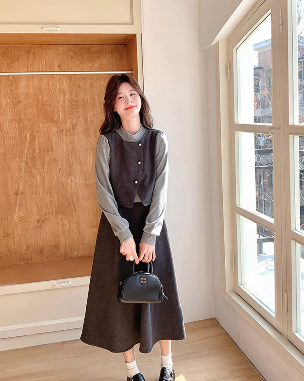 Long-sleeve tops / Vests / Long skirts QAZ0038
