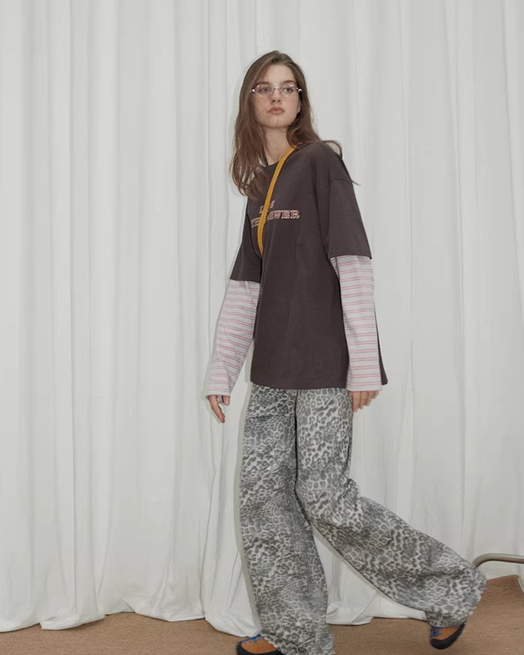 Leopard Wide Pants RLZ0010