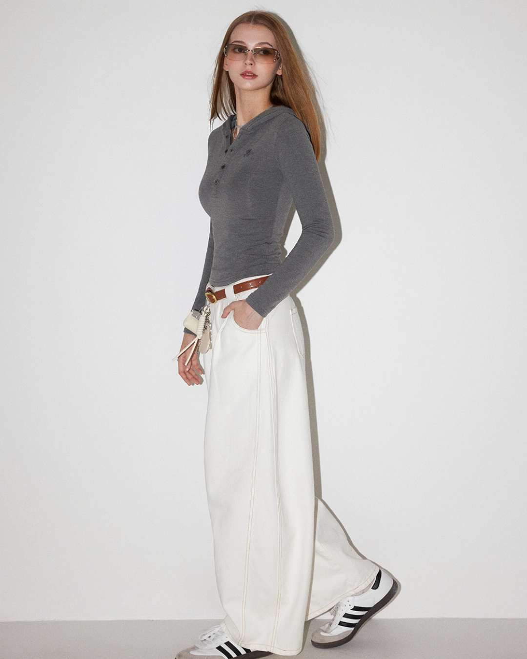 Half-Button Tight Top MDB0018