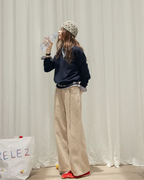 Shirt-Layered Style Knit Top RLZ0008