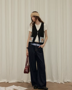 Floral Pocket Knit Vest RLZ0012