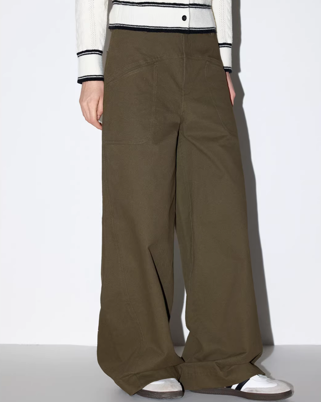 Low-Waist Wide Leg Pants MDB0025