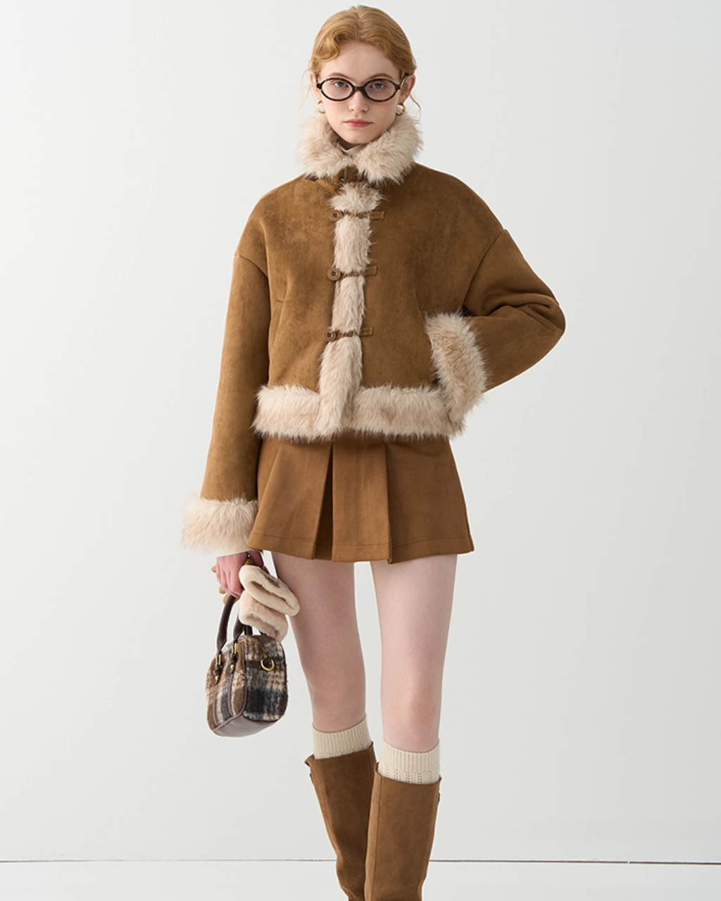 Faux Mouton Jacket JIU0010