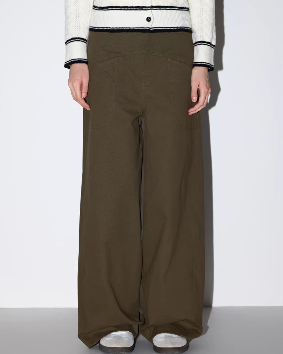 Low-Waist Wide Leg Pants MDB0025