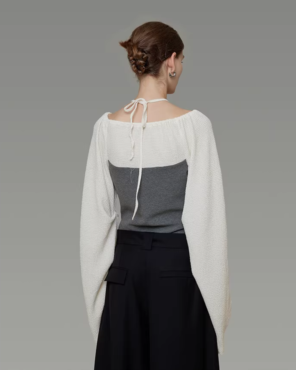 V-Neck Versatile Stylish Top UNS0033