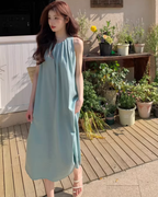 Sleeveless Long Dress QAZ0095