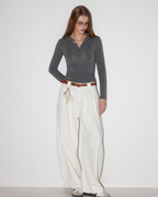 Half-Button Tight Top MDB0018