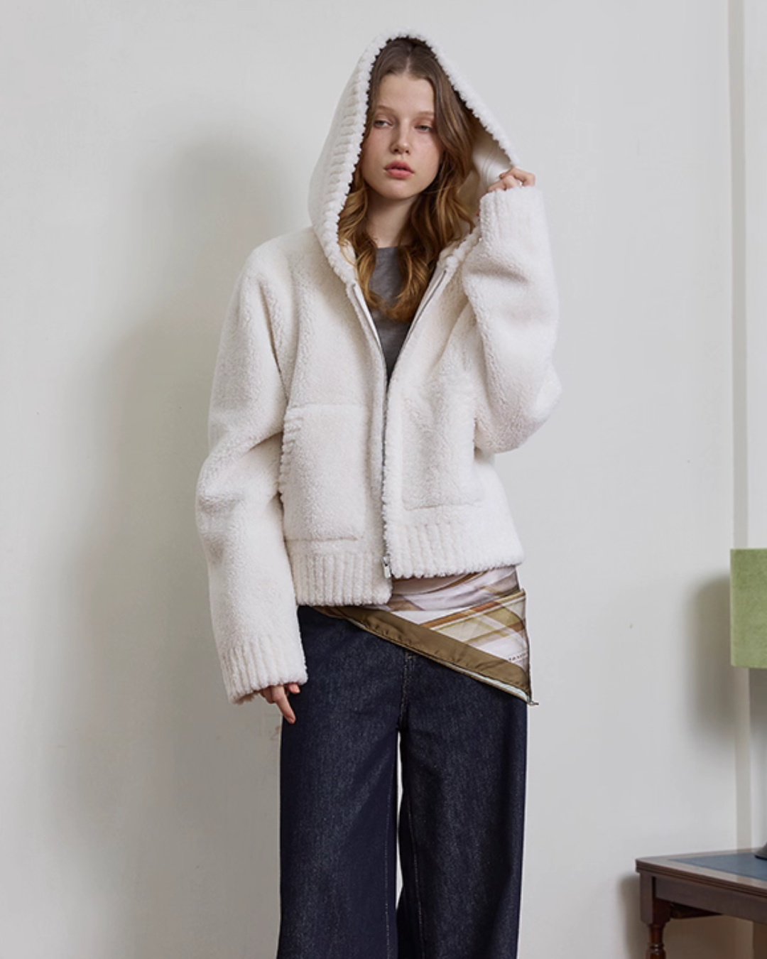 Fluffy Hooded Jacket BBG0008