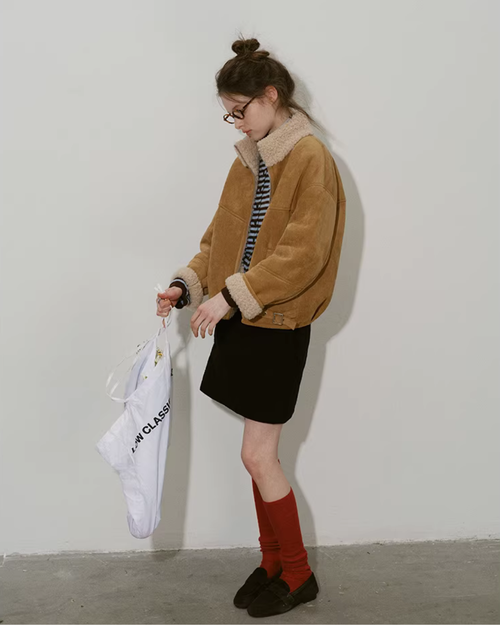 Boa Mouton Coat RLZ0004