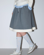 Waist Color-Block Design Skirt MDB0031