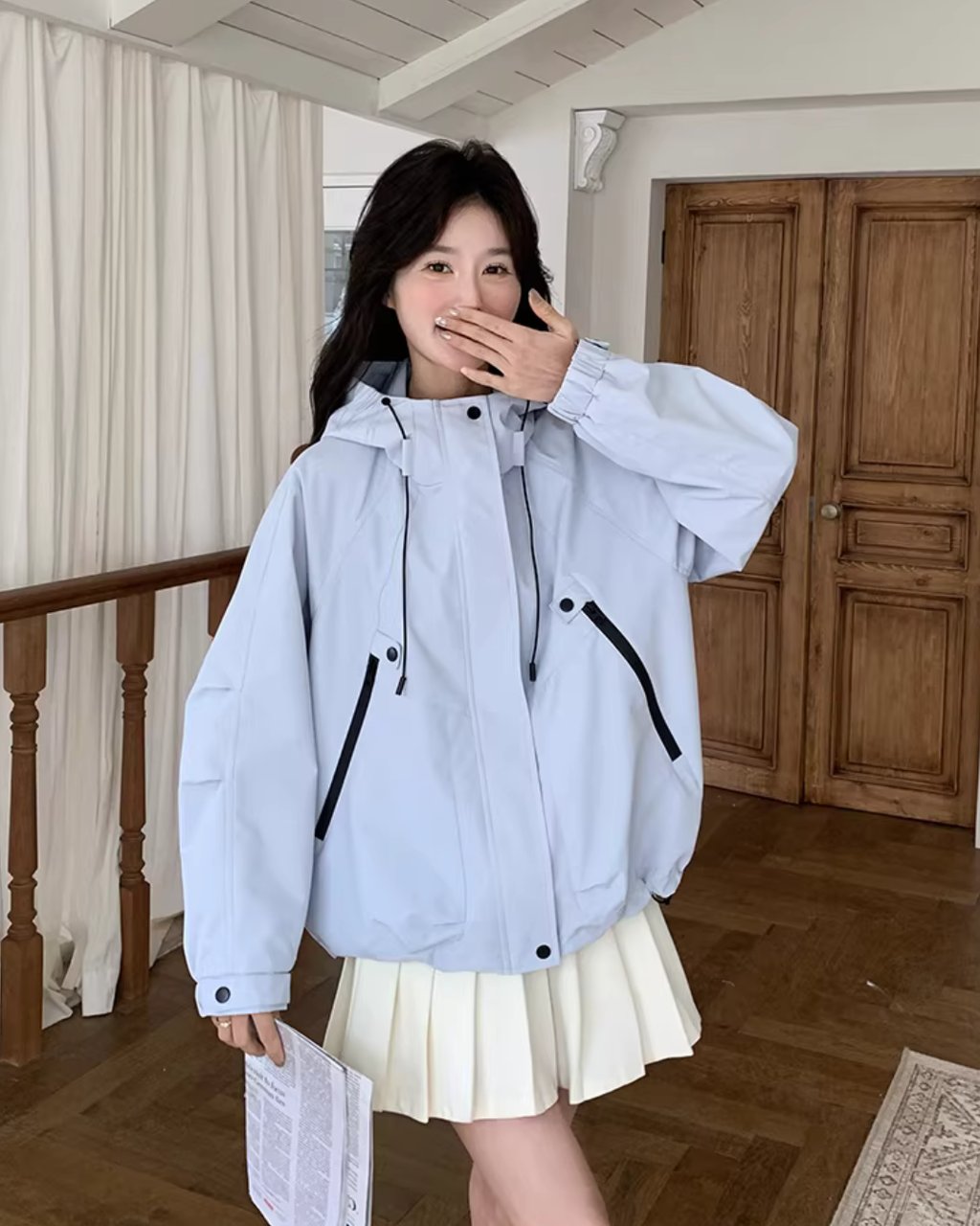 High-Neck Mountain Jacket QAZ0068