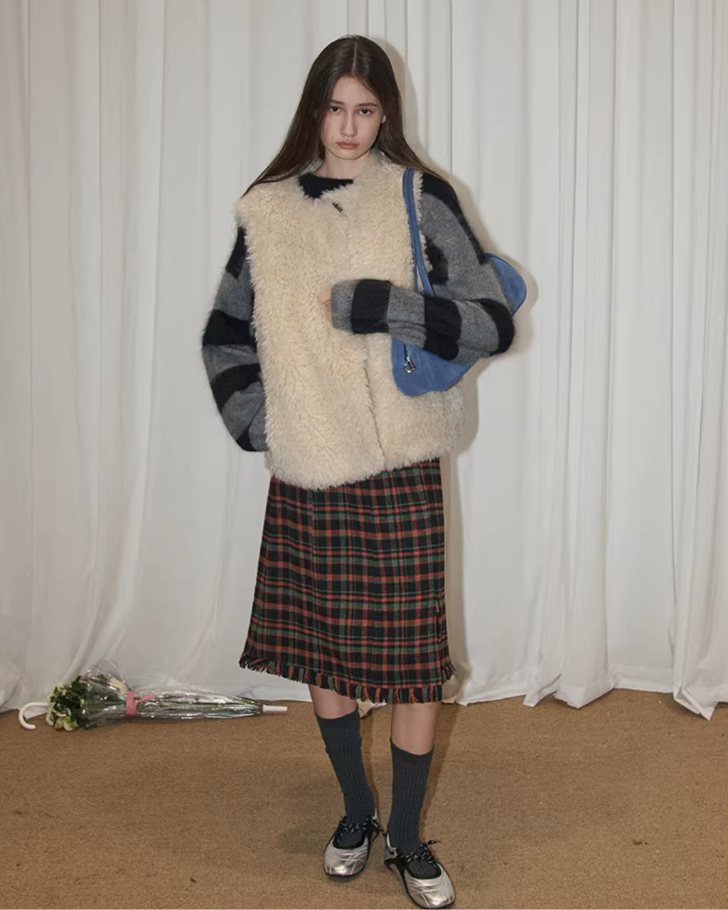 Fluffy Fur Vest RLZ0005