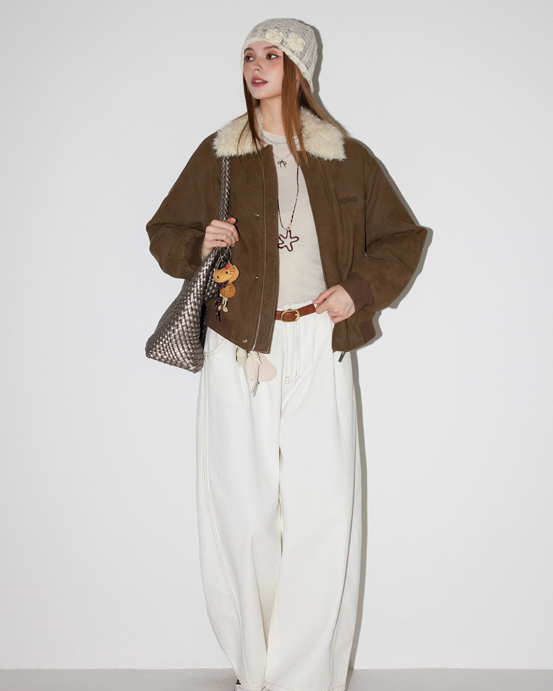 Fur Collar Mouton Blouson MDB0009