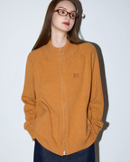 Double-Zip Stand Collar Knit MDB0033