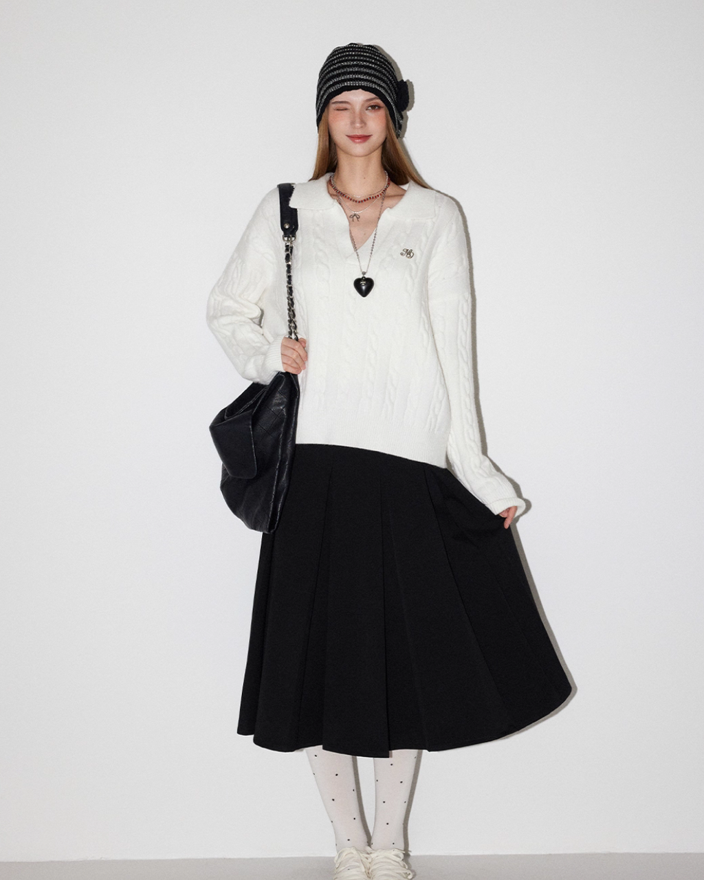 Cable Knit Top MDB0019