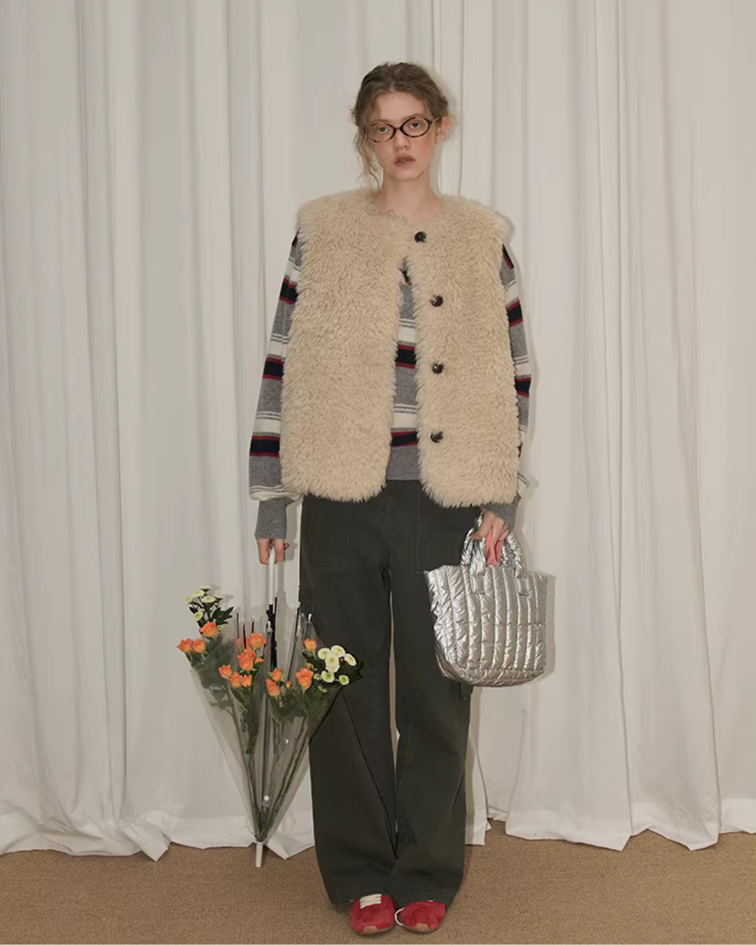 Fluffy Fur Vest RLZ0005