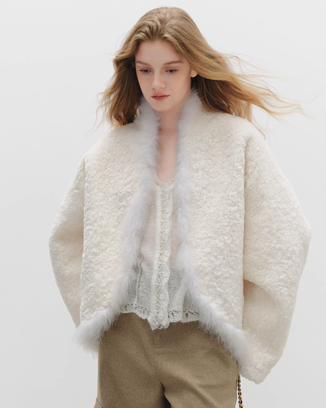 Fur Collar Short Jacket BBG0021