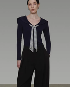 Ribbon Slim-Fit Top UNS0028