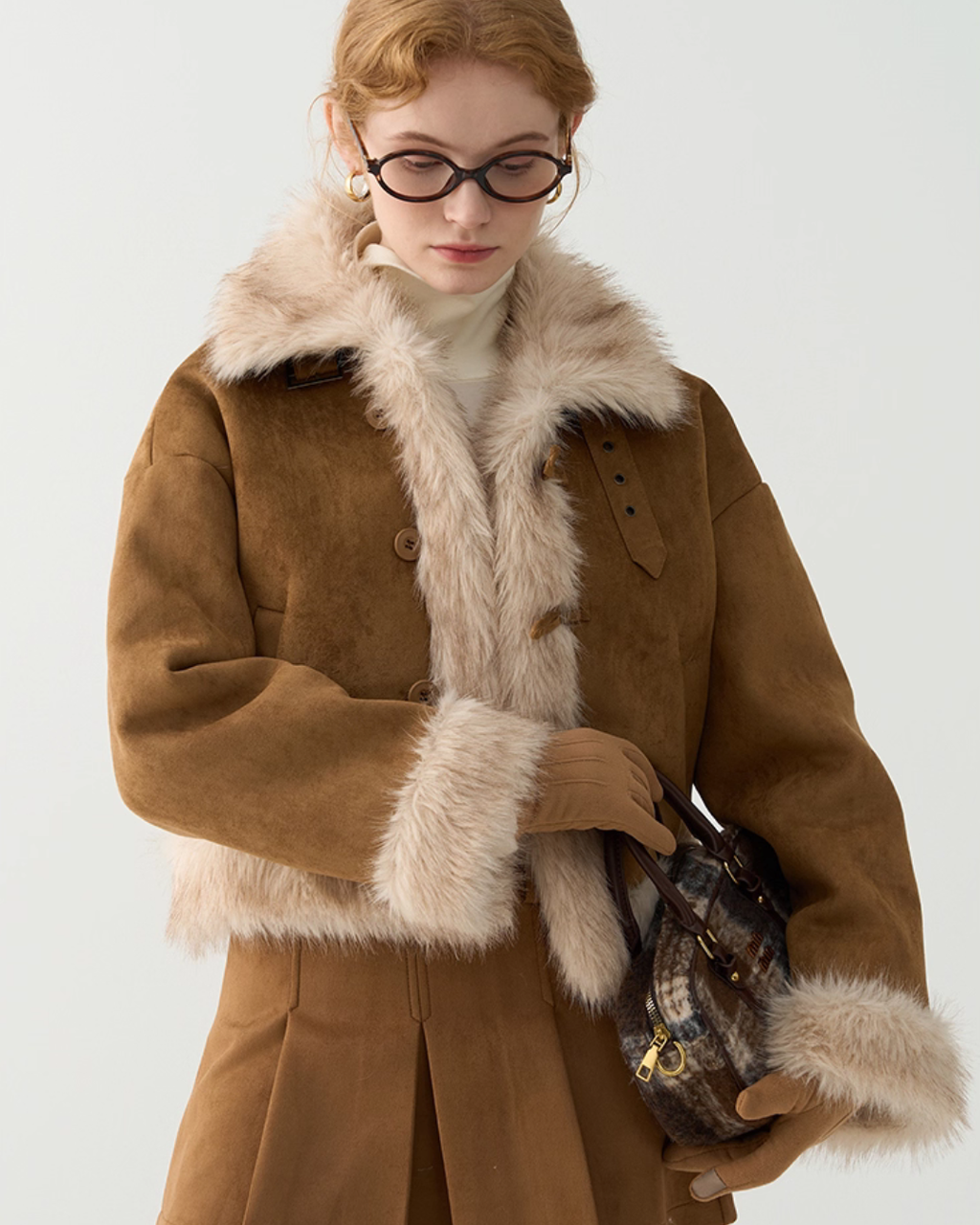 Faux Mouton Jacket JIU0010