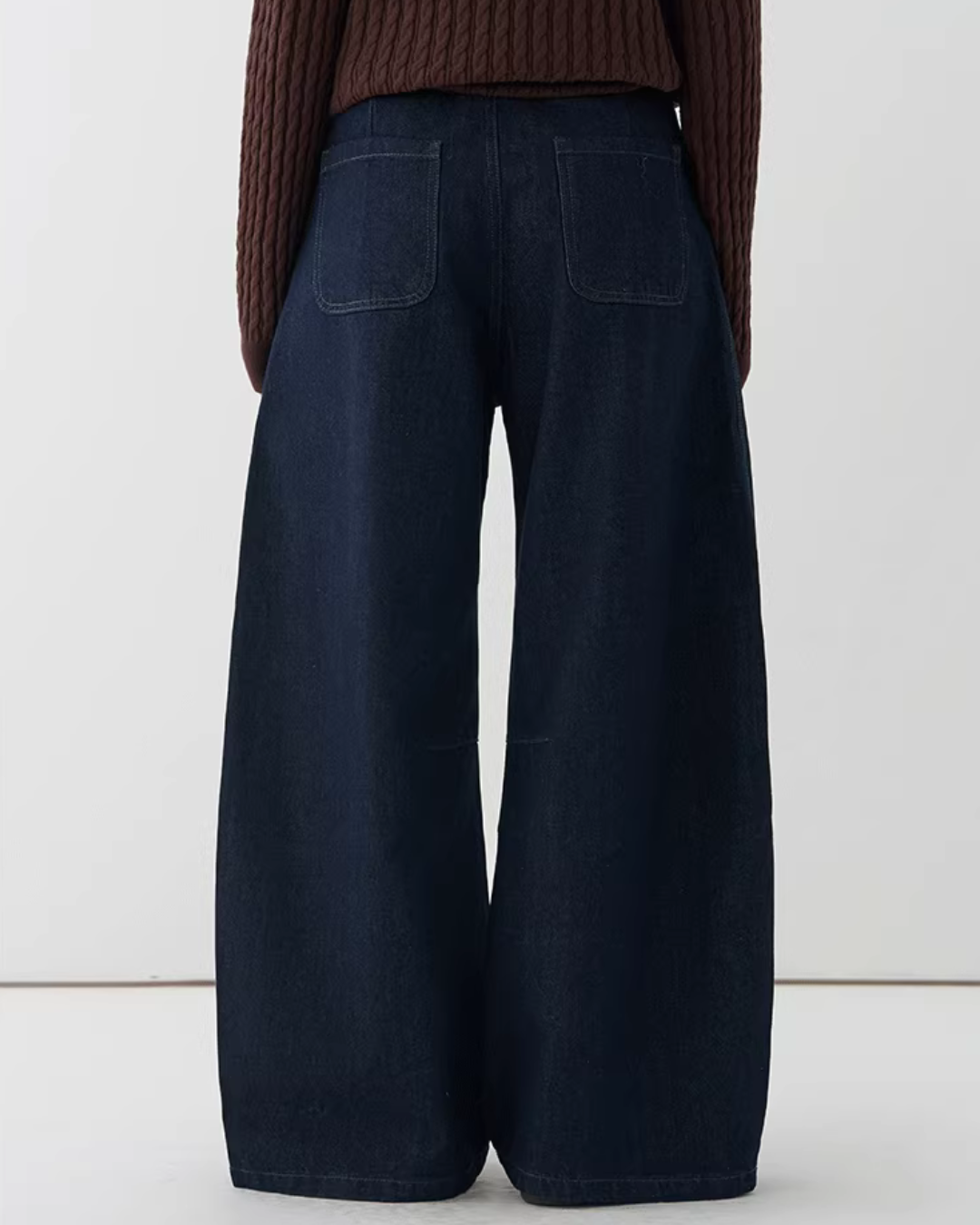 Wide Flare Denim Pants JIU0042