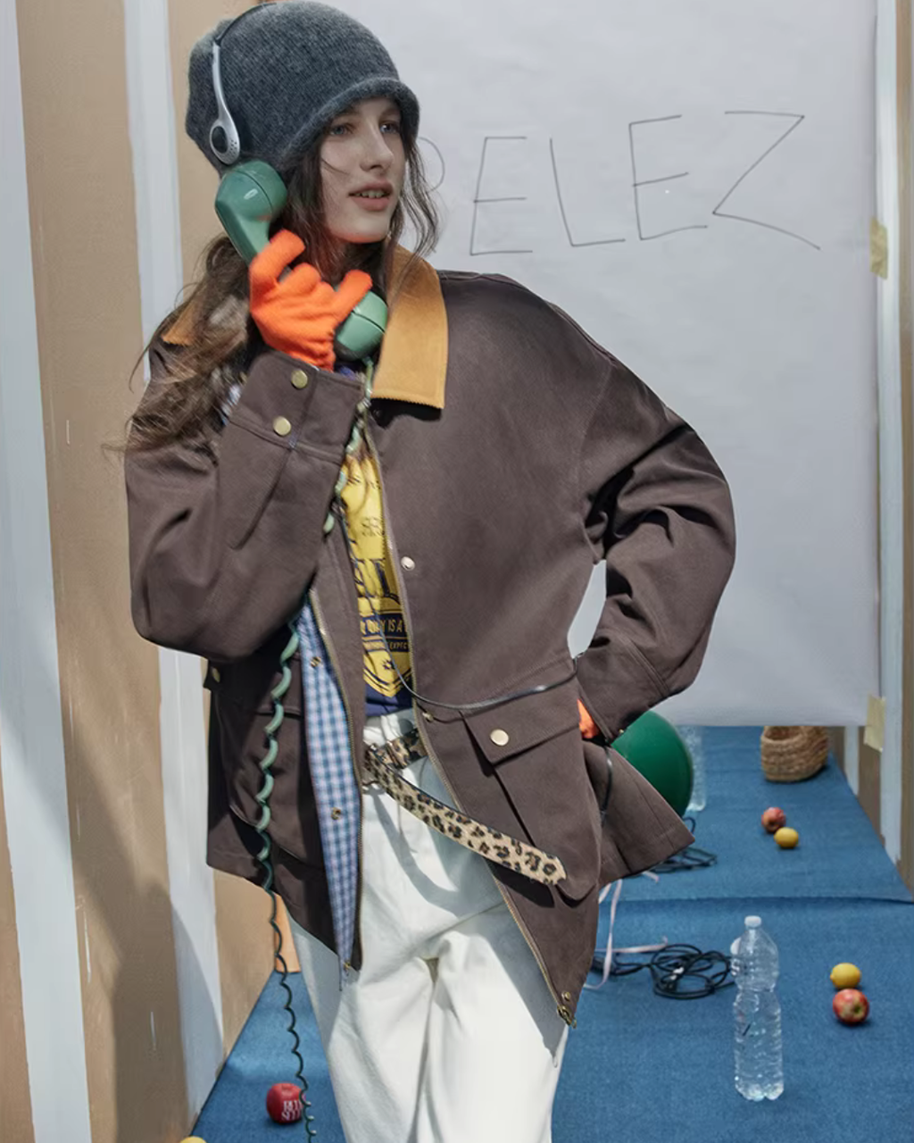 Plaid Patchwork Loose Jacket RLZ0011