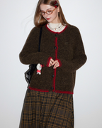 Round Neck Knit Cardigan MDB0011