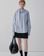 Bow Tie Striped Shirt JIU0016