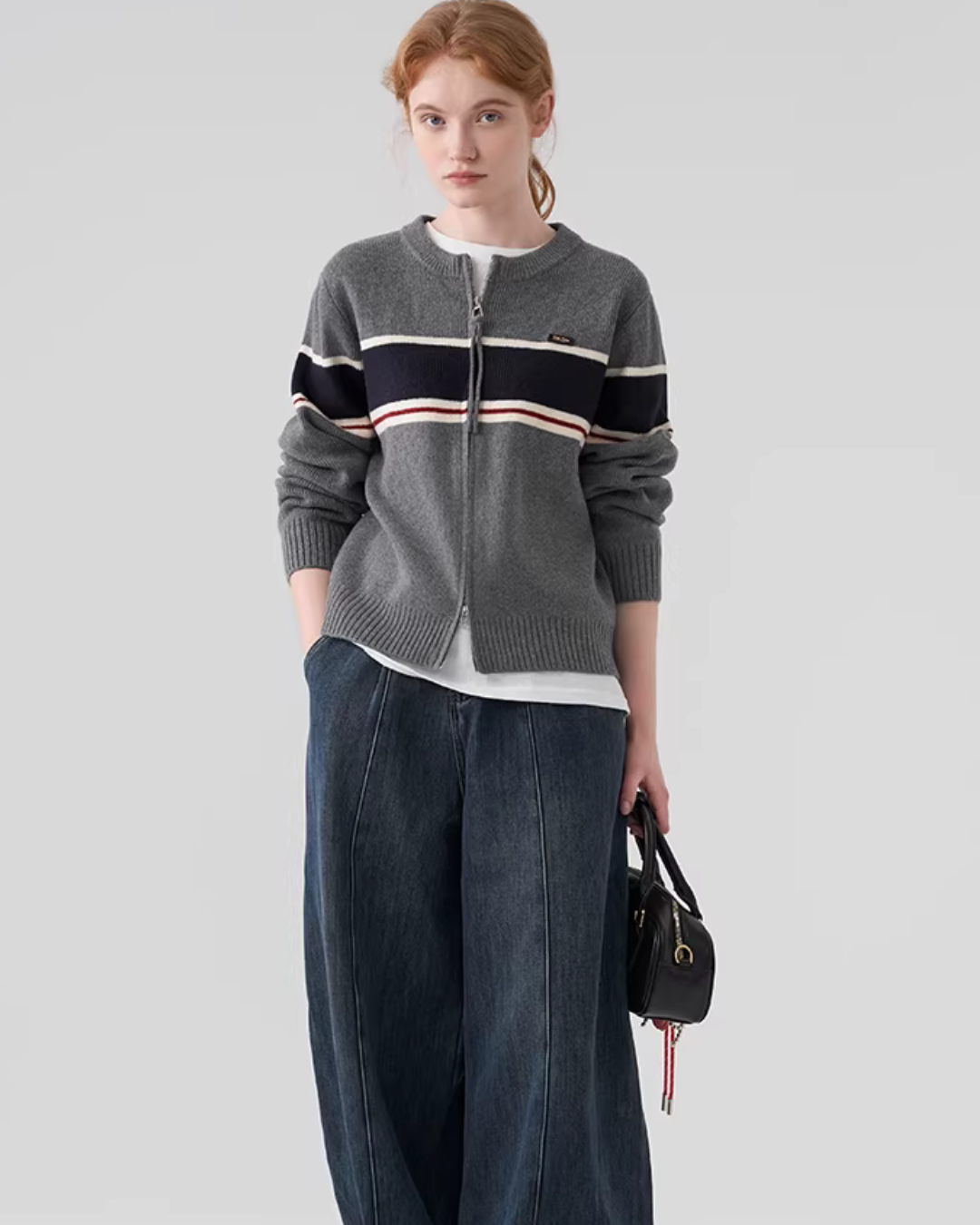 Double Zip Knit JIU0049