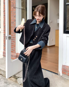 Denim Layered Style Jacket / Wide Pants QAZ0003