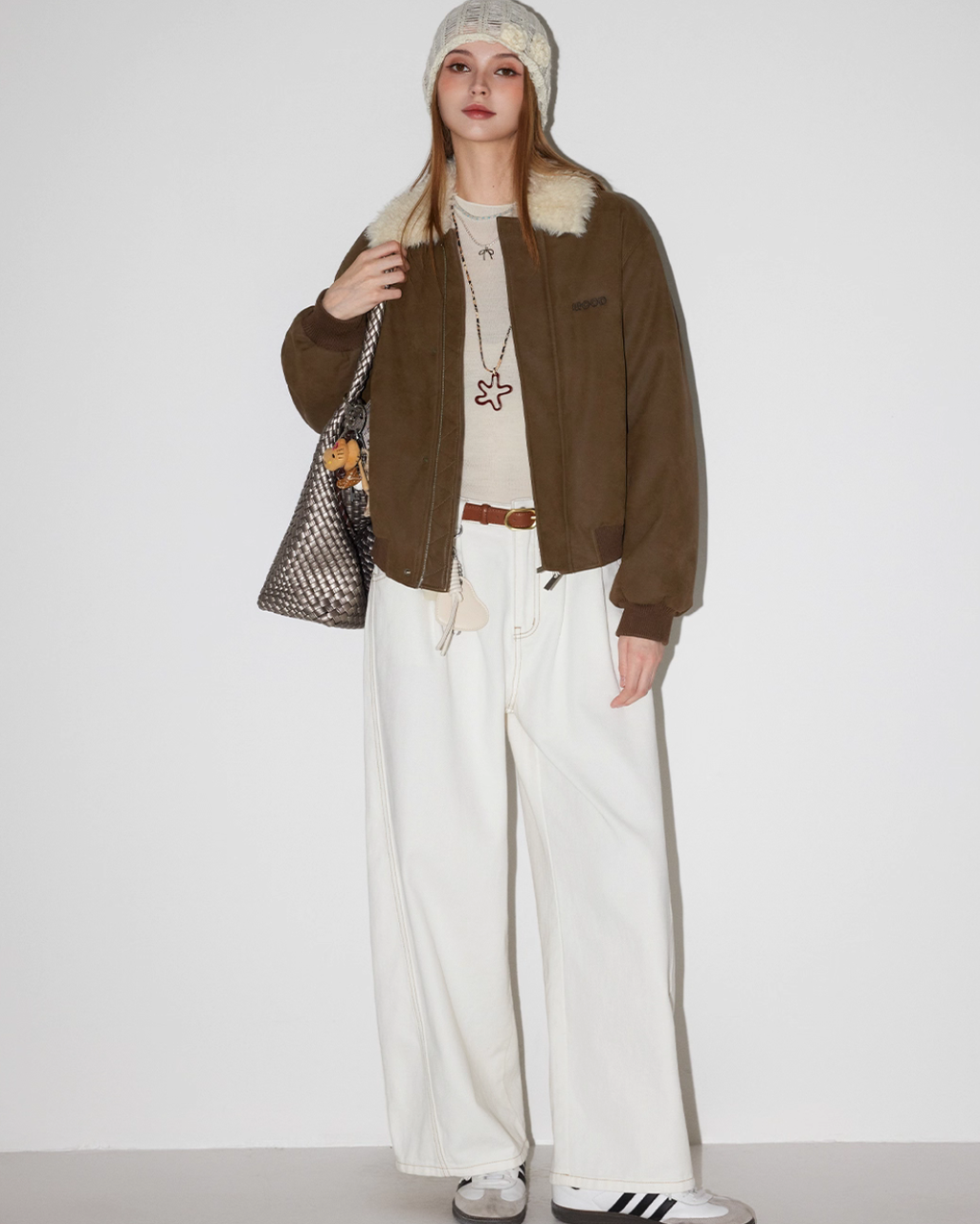 Relaxed Curved Slacks Pants MDB0010