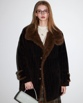 Fur Collar Corduroy Coat MDB0013