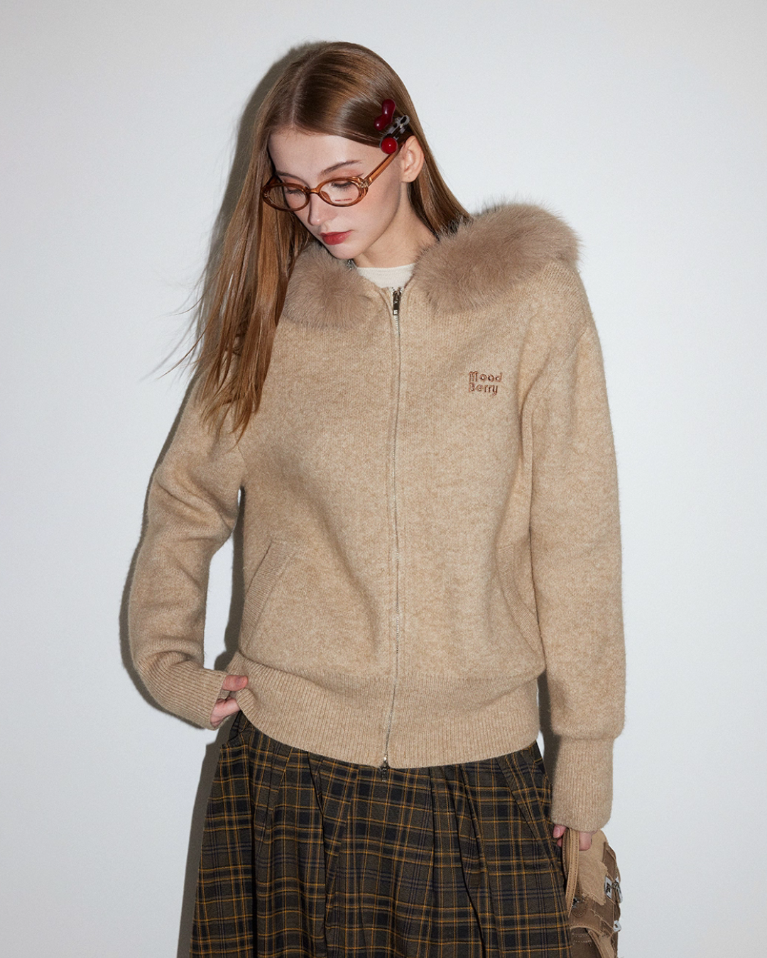 Fur Knit Jacket MDB0001