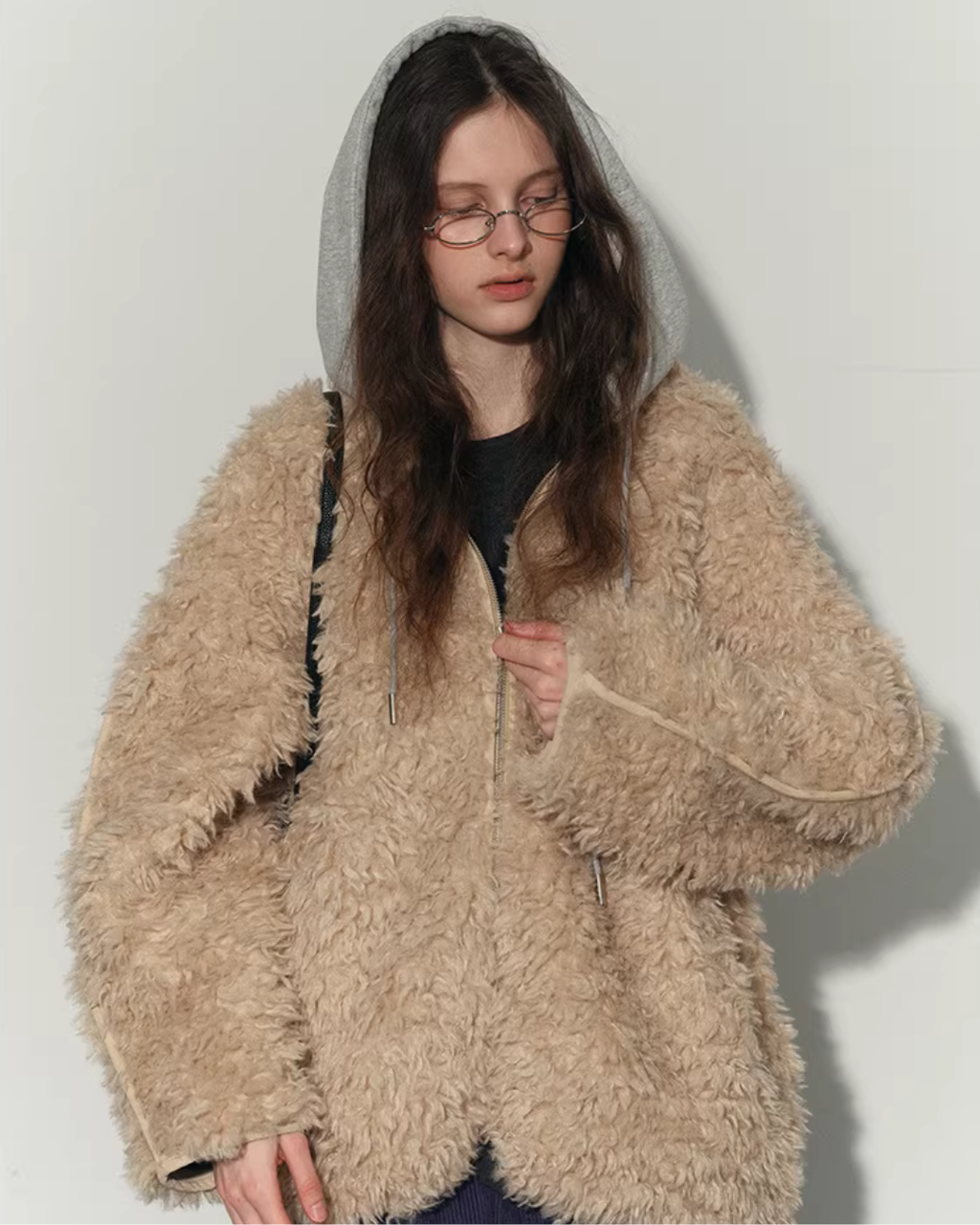 Poodle Hooded Jacket RLZ0002