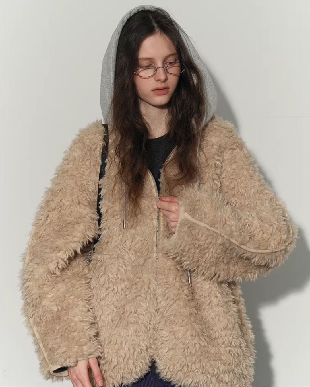 Poodle Hooded Jacket RLZ0002