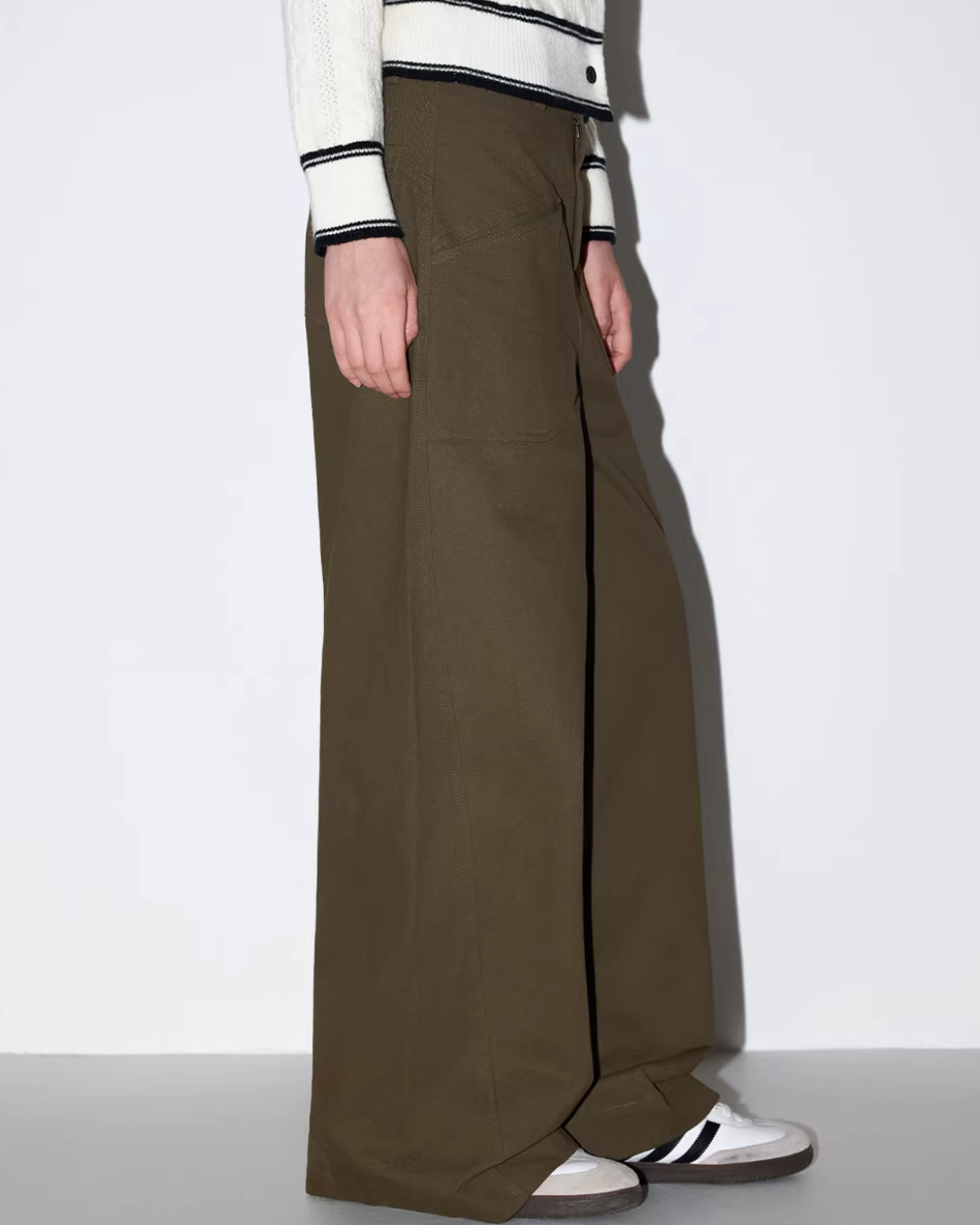 Low-Waist Wide Leg Pants MDB0025