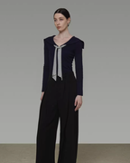 Ribbon Slim-Fit Top UNS0028