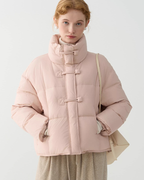 Stand Collar Pastel Down Jacket JIU0022